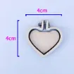 mini bastidor madera aro para bordar punto cruz por 10 unidades modelo corazon 40x40mms 0