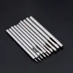 set 10 herramientas para cuero perforadores sacabocados acero 10cms 1