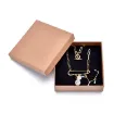 caja carton gamuza negra 11x11x4cms por 8 unidades color kraft 2