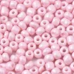 mostacillas grandes cuentas mostacillon 4x2 5mms paquete 50gs 500 cuentas color rosa pastel 1