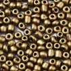 mostacillas grandes cuentas mostacillon 4x2 5mms paquete 50gs 500 cuentas color oro viejo 1