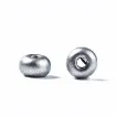 mostacillas grandes cuentas mostacillon 4x2 5mms paquete 50gs 500 cuentas color plateado 3
