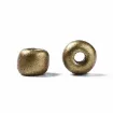 mostacillas grandes cuentas mostacillon 4x2 5mms paquete 50gs 500 cuentas color oro viejo 3