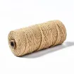 cordon algodon 3mms para macrame rollo 100mts color crudo 0