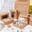 caja carton kraft armable visor 85x60x30mms por unidad 2