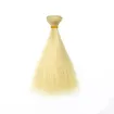 peluca pelo para muneca amigurumis 15cms color champagne 0