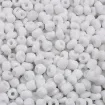 mostacillas grandes cuentas mostacillon 4x2 5mms paquete 50gs 500 cuentas color blanco 1