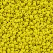 mostacillas chicas 2x1 5mms paquete 50grs color amarillo opaco 1