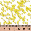 mostacillas chicas 2x1 5mms paquete 50grs color amarillo opaco 2