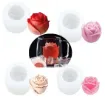 molde silicona grado alimenticio para resina epoxi masas modelo rosa 3d 32x27mms 1