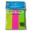 notas adhesivas sticky notes post it heyutian medida 25x76mms x3 colores 0