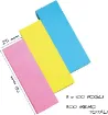 notas adhesivas sticky notes post it heyutian medida 25x76mms x3 colores 1