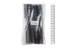espirales metalicos dobles 19mms a4 23 loops ibi craft para encuadernacion a4 170 hojas x16 negro 0