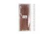 espiral metalico doble 12 7mms a4 23 loops ibi craft para encuadernacion a4 100 hojas unidad oro rosa 0