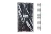 espiral metalico doble 22mms a4 23 loops ibi craft para encuadernacion a4 200 hojas unidad negro 0