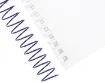 espiral metalico doble 12 7mms a4 23 loops ibi craft para encuadernacion a4 100 hojas unidad oro 4