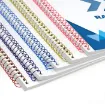 espiral metalico doble 12 7mms a4 23 loops ibi craft para encuadernacion a4 100 hojas unidad blanco 8