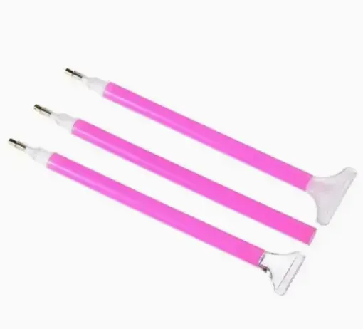 set herramientas para pintura diamantes art gem 5d x3 herramientas medidas diferentes 0