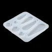 molde silicona para resina epoxi modelo colgantes gemas bijou pendientes x7 formas 70x75mms 2