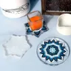 molde silicona para resina epoxi modelo posavasos mandala 109x10mms por unidad 1