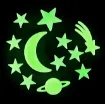 apliques decorativos sticker fluorescentes glow in the dark stars x14 1