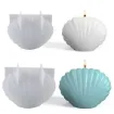 molde acrilico transparente para velas resina epoxi modelo shell ostra concha marina 61x32x47mms 0