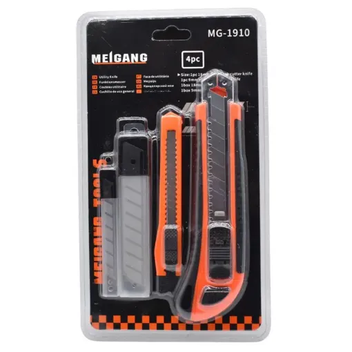 set 4 piezas dos trinchetas 13 17cms repuestos 9 18mm 0
