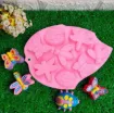 molde silicona para fabricar jabones artesanales 28x21cms x8 motivos insectos 5