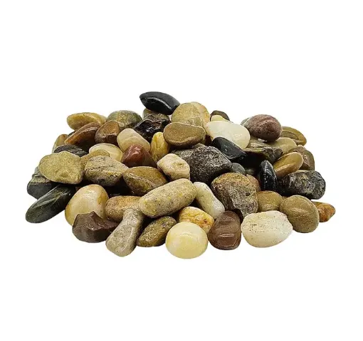 piedras decorativas cantos rodados marrones por 350grs aprox bolsa 0
