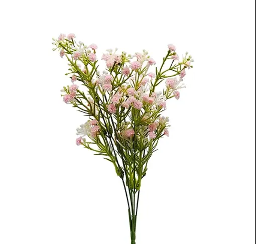 ramo flores artificiales ilusion plastica pelotitas 33cms varios colores 0