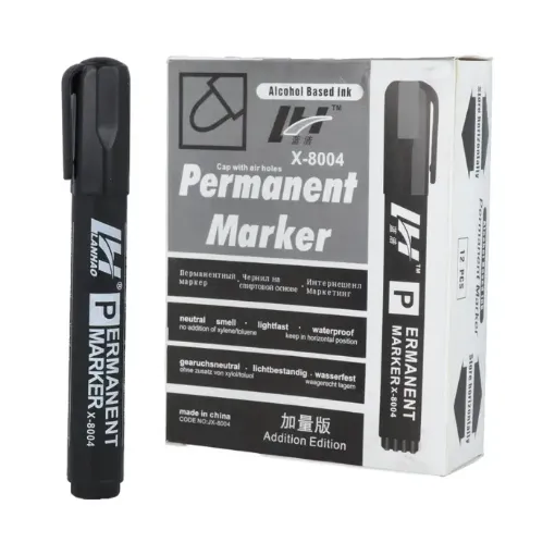 marcador permanente grueso color negro cj 8004 0