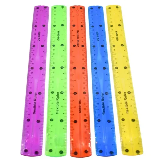 regla plastica flexible 30cms qq 0069 0