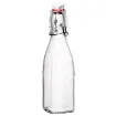botella vidrio 250ml tapon hermetico 19cms 0