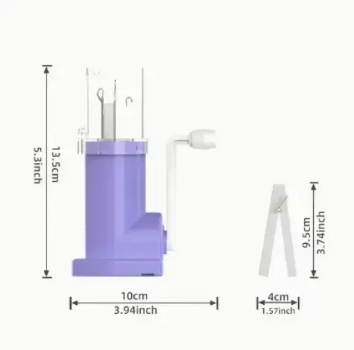 herramienta para tejer cuerda coin pinza rope knitting tool 0