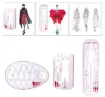 reglas acrilico flexible francesas multifuncional para realizar patrones costura set x3 reglas 0