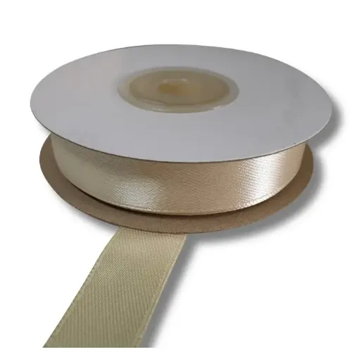 cinta raso doble faz acrocel no 3 15mm rollo 20mts color beige 0