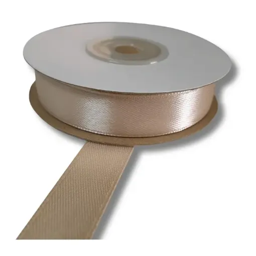 cinta raso doble faz no 3 15mm por 5mts acrocel color durazno 0