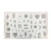 set 8 moldes silicona para resina epoxi modelos gemas joyas x8 moldes 1