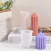 molde silicona para velas resina epoxi modelo columna 50x121mms 2