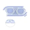molde silicona para resina epoxi modelo armazon lentes anteojos 68x160x7mms 1