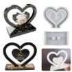 molde silicona para resina epoxi modelo soporte foto corazon colgante base 164x92x154mms 0