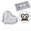 molde silicona para resina epoxi modelo soporte foto corazon colgante base 164x92x154mms 1