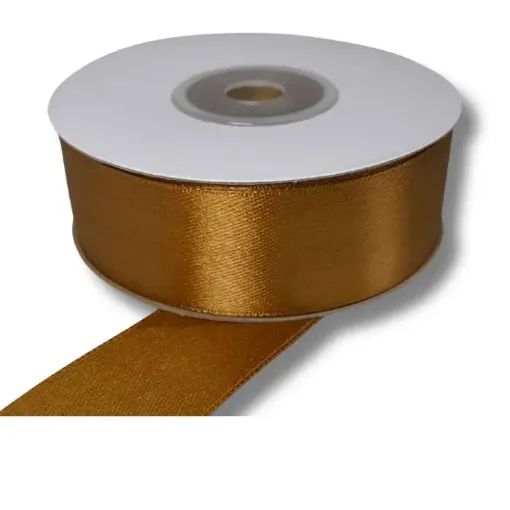 cinta raso doble faz acrocel no 5 25mm rollo 20mts color marron chocolate 0