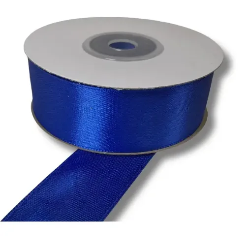 cinta raso doble faz acrocel no 5 25mm rollo 20mts color azul 0