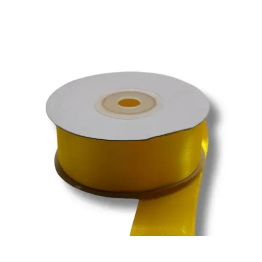 cinta raso doble faz acrocel no 5 25mm rollo 20mts color amarillo 0