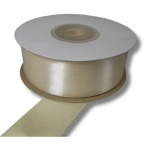 cinta raso doble faz acrocel no 5 25mm rollo 20mts color beige 0