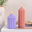 molde silicona para velas resina epoxi modelo columna 50x121mms 3