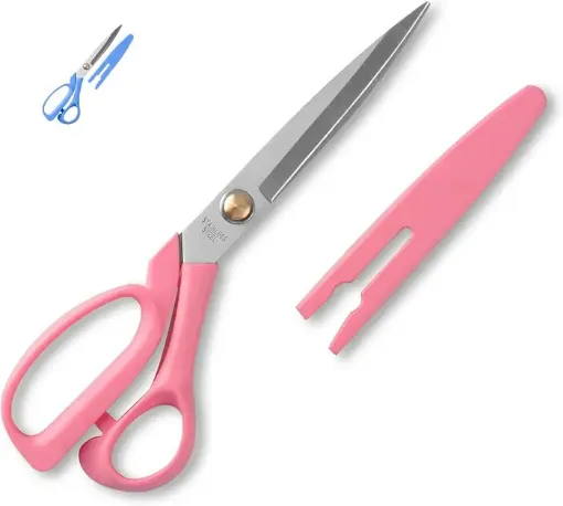 tijera para papeleria acero inoxidable 9 23cms young tailor capuchon tapa plastica protectora 0