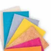 papel texturizado glitter 200grs medida a4 para scrapboooking little birdie x10 unidades diferentes 0