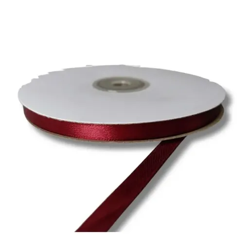 cinta raso doble faz satinada no 1 6mm por 5mts color bordeaux 0
